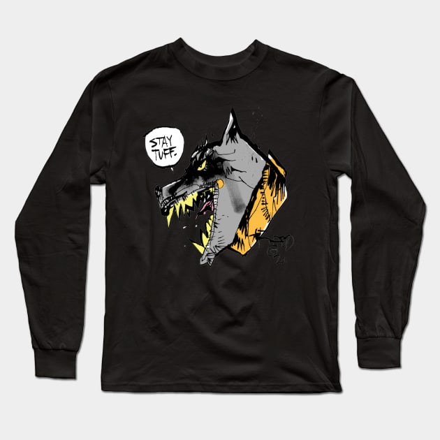 STAY TUFF Long Sleeve T-Shirt by Jim Mahfood